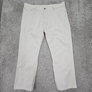 Polo Ralph Lauren Men 867 Jeans 40x32 (Fits 39x28.5) White Classic Streetwear
